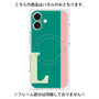 プレミアムパネル with MagSafe［ オリジナル - initial color line - L green ］