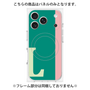 プレミアムパネル with MagSafe［ オリジナル - initial color line - L green ］