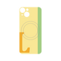 プレミアムパネル with MagSafe［ オリジナル - initial color line - L yellow ］