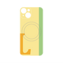 プレミアムパネル with MagSafe［ オリジナル - initial color line - L yellow ］