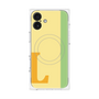プレミアムパネル with MagSafe［ オリジナル - initial color line - L yellow ］