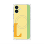 プレミアムパネル with MagSafe［ オリジナル - initial color line - L yellow ］