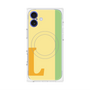 プレミアムパネル with MagSafe［ オリジナル - initial color line - L yellow ］
