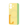 プレミアムパネル with MagSafe［ オリジナル - initial color line - L yellow ］