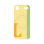 プレミアムパネル with MagSafe［ オリジナル - initial color line - L yellow ］