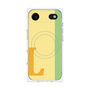 プレミアムパネル with MagSafe［ オリジナル - initial color line - L yellow ］