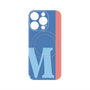プレミアムパネル with MagSafe［ オリジナル - initial color line - M blue ］