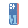 プレミアムパネル with MagSafe［ オリジナル - initial color line - M blue ］