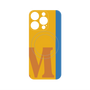 プレミアムパネル with MagSafe［ オリジナル - initial color line - M orange ］