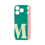プレミアムパネル with MagSafe［ オリジナル - initial color line - M green ］
