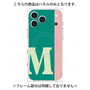 プレミアムパネル with MagSafe［ オリジナル - initial color line - M green ］