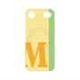 プレミアムパネル with MagSafe［ オリジナル - initial color line - M yellow ］