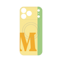 プレミアムパネル with MagSafe［ オリジナル - initial color line - M yellow ］