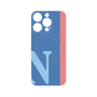 プレミアムパネル with MagSafe［ オリジナル - initial color line - N blue ］