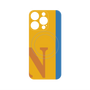 プレミアムパネル with MagSafe［ オリジナル - initial color line - N orange ］