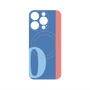 プレミアムパネル with MagSafe［ オリジナル - initial color line - O blue ］