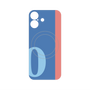 プレミアムパネル with MagSafe［ オリジナル - initial color line - O blue ］
