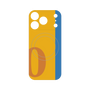 プレミアムパネル with MagSafe［ オリジナル - initial color line - O orange ］