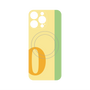 プレミアムパネル with MagSafe［ オリジナル - initial color line - O yellow ］