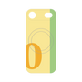 プレミアムパネル with MagSafe［ オリジナル - initial color line - O yellow ］