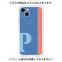 プレミアムパネル with MagSafe［ オリジナル - initial color line - P blue ］