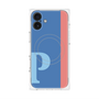 プレミアムパネル with MagSafe［ オリジナル - initial color line - P blue ］