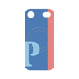 プレミアムパネル with MagSafe［ オリジナル - initial color line - P blue ］