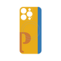 プレミアムパネル with MagSafe［ オリジナル - initial color line - P orange ］