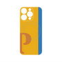 プレミアムパネル with MagSafe［ オリジナル - initial color line - P orange ］