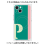 プレミアムパネル with MagSafe［ オリジナル - initial color line - P green ］