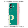 プレミアムパネル with MagSafe［ オリジナル - initial color line - P green ］