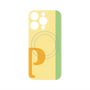 プレミアムパネル with MagSafe［ オリジナル - initial color line - P yellow ］