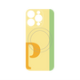 プレミアムパネル with MagSafe［ オリジナル - initial color line - P yellow ］
