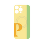 プレミアムパネル with MagSafe［ オリジナル - initial color line - P yellow ］