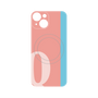 プレミアムパネル with MagSafe［ オリジナル - initial color line - Q pink ］