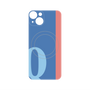 プレミアムパネル with MagSafe［ オリジナル - initial color line - Q blue ］