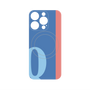 プレミアムパネル with MagSafe［ オリジナル - initial color line - Q blue ］
