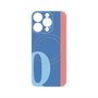 プレミアムパネル with MagSafe［ オリジナル - initial color line - Q blue ］