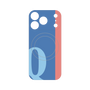プレミアムパネル with MagSafe［ オリジナル - initial color line - Q blue ］
