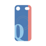 プレミアムパネル with MagSafe［ オリジナル - initial color line - Q blue ］