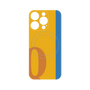 プレミアムパネル with MagSafe［ オリジナル - initial color line - Q orange ］
