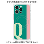 プレミアムパネル with MagSafe［ オリジナル - initial color line - Q green ］