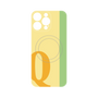 プレミアムパネル with MagSafe［ オリジナル - initial color line - Q yellow ］