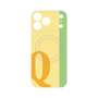 プレミアムパネル with MagSafe［ オリジナル - initial color line - Q yellow ］