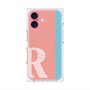 プレミアムパネル with MagSafe［ オリジナル - initial color line - R pink ］