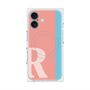 プレミアムパネル with MagSafe［ オリジナル - initial color line - R pink ］