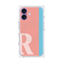 プレミアムパネル with MagSafe［ オリジナル - initial color line - R pink ］
