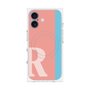 プレミアムパネル with MagSafe［ オリジナル - initial color line - R pink ］