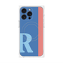 プレミアムパネル with MagSafe［ オリジナル - initial color line - R blue ］