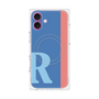 プレミアムパネル with MagSafe［ オリジナル - initial color line - R blue ］
